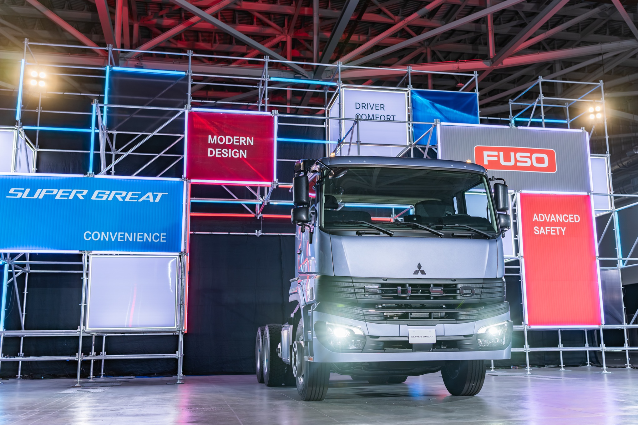 04、FUSO 長年以「頭家夥伴」為品牌核心，FUSO New Super Great 於 2023 年在日本東京車展首次亮相後，台灣成為全球第二個海外導入市場，展現總部對台灣市場的高度重視與信任（圖由 DTAT 提供）